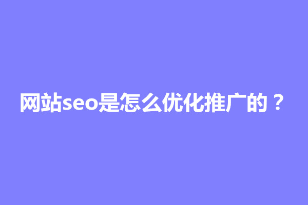 郑州网站seo是怎么优化推广的？具体操作步骤有啥(图1)