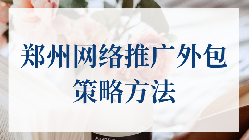 郑州网络推广外包策略方法(图1)