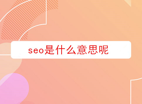 seo是什么意思呢？		(图1)