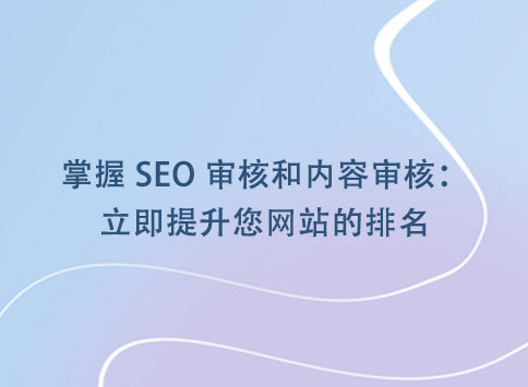 掌握 SEO 审核和内容审核：立即提升您网站的排名！		(图1)